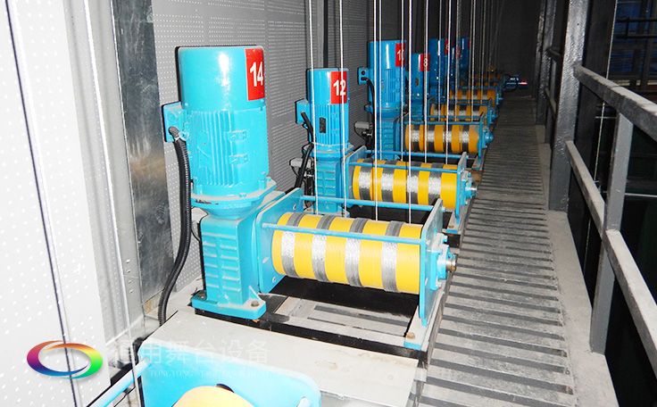 舞臺大幕舞臺阻燃幕布www.lvozo.com 、二、三道幕等分割表演區域，移換場景不間斷